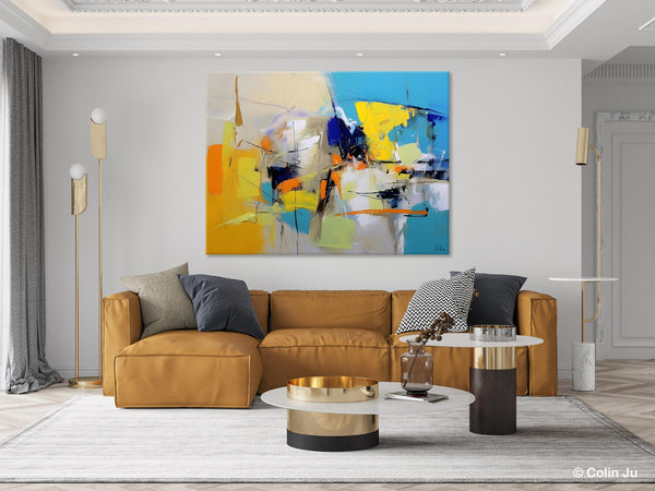 Simple Modern Abstract Art, Hand Painted Canvas Art, Original Wall Art Paintings, Modern Paintings for Living Room, Buy Paintings Online-artworkcanvas