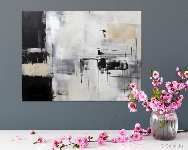 Modern Paintings for Bedroom, Living Room Wall Canvas Painting, Extra Large Abstract Artwork, Original Hand Painted Acrylic Painting-artworkcanvas