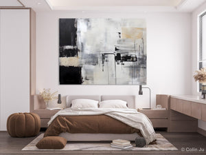 Modern Paintings for Bedroom, Living Room Wall Canvas Painting, Extra Large Abstract Artwork, Original Hand Painted Acrylic Painting-artworkcanvas