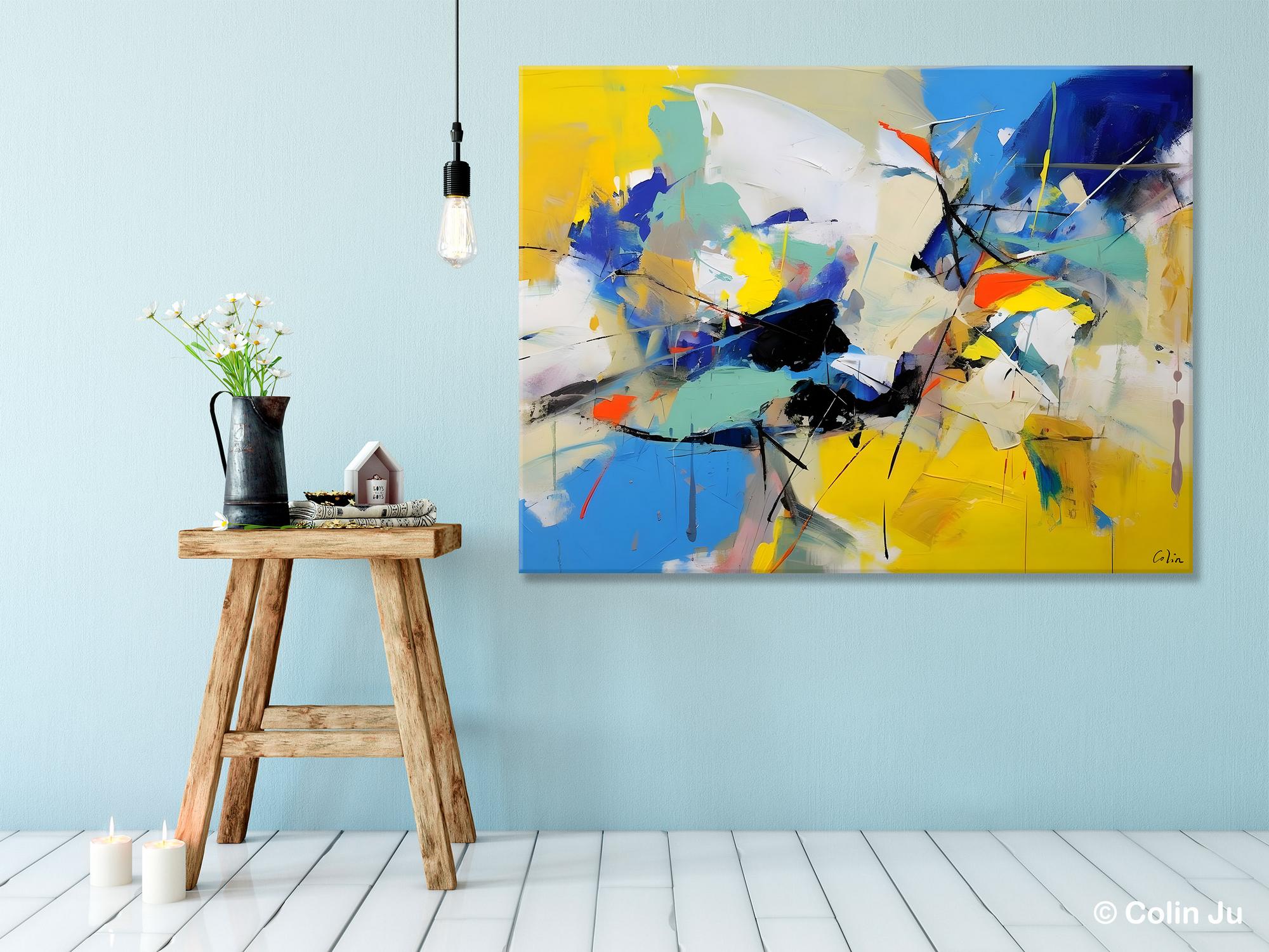 Living Room Wall Art Ideas, Original Modern Wall Art Paintings, Modern Paintings for Bedroom, Buy Paintings Online, Oversized Canvas Painting for Sale-artworkcanvas