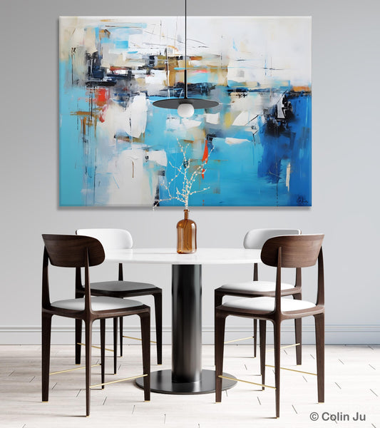 Hand Painted Acrylic Painting, Abstract Wall Painting for Living Room, Modern Contemporary Artwork, Original Acrylic Paintings for Dining Room-artworkcanvas