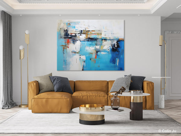 Hand Painted Acrylic Painting, Abstract Wall Painting for Living Room, Modern Contemporary Artwork, Original Acrylic Paintings for Dining Room-artworkcanvas