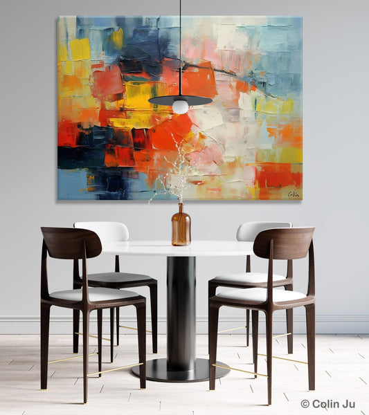 Simple Abstract Painting for Dining Room, Modern Paintings for Living Room, Original Contemporary Modern Art Paintings, Bedroom Wall Art Ideas-artworkcanvas