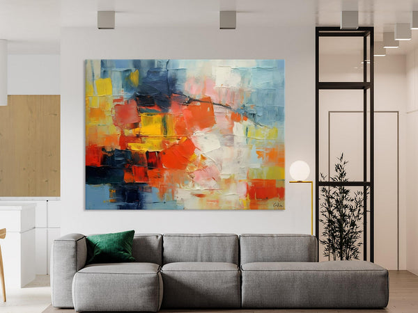 Simple Abstract Painting for Dining Room, Modern Paintings for Living Room, Original Contemporary Modern Art Paintings, Bedroom Wall Art Ideas-artworkcanvas