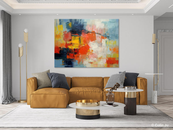 Simple Abstract Painting for Dining Room, Modern Paintings for Living Room, Original Contemporary Modern Art Paintings, Bedroom Wall Art Ideas-artworkcanvas