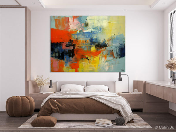 Modern Canvas Painting, Living Room Wall Art Ideas, Buy Abstract Art Online, Heavy Texture Art, Original Acrylic Painting on Canvas-artworkcanvas