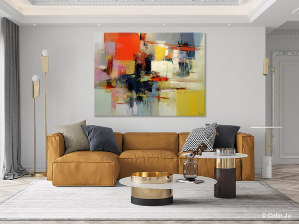 Large Acrylic Painting, Huge Paintings for Living Room, Hand Painted Wall Art Painting, Original Modern Canvas Artwork-artworkcanvas