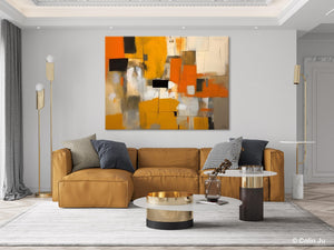 Acrylic Wall Art Painting, Acrylic Paintings for Living Room, Hand Painted Wall Painting, Simple Modern Art, Large Original Abstract Paintings-artworkcanvas