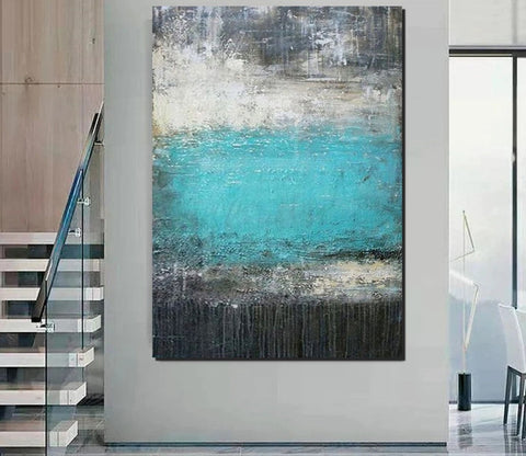 Canvas Painting for Living Room, Easy Abstract Painting Ideas for Interior Design, Modern Wall Art Painting, Huge Contemporary Abstract Artwork-artworkcanvas