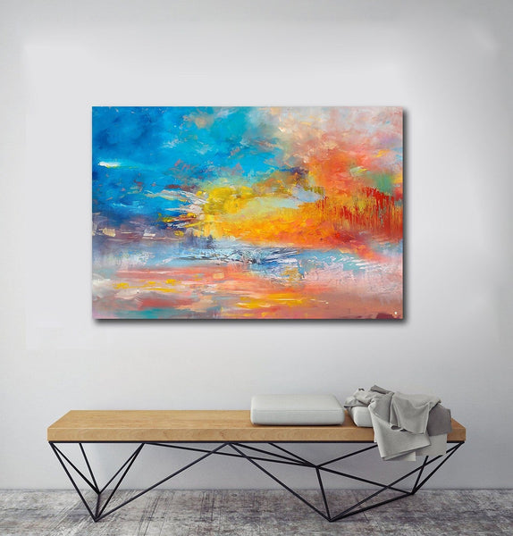 Large Paintings for Living Room, Buy Paintings Online, Wall Art Paintings for Bedroom, Simple Modern Art, Simple Abstract Art-artworkcanvas