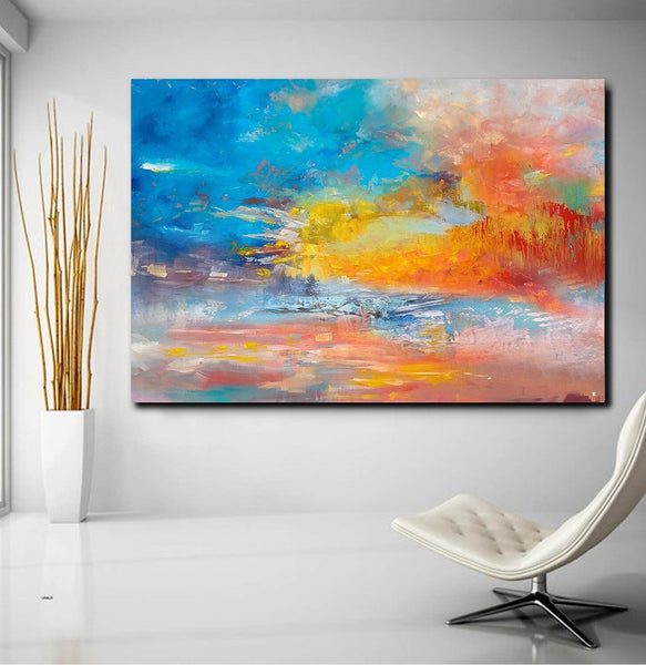 Large Paintings for Living Room, Buy Paintings Online, Wall Art Paintings for Bedroom, Simple Modern Art, Simple Abstract Art-artworkcanvas