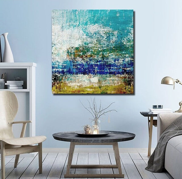 Acrylic Paintings for Bedroom, Living Room Canvas Painting, Large Abstract Paintings, Contemporary Modern Artwork, Simple Canvas Painting-artworkcanvas