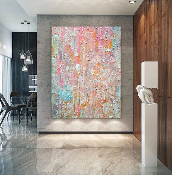 Large Paintings for Dining Room, Acrylic Painting on Canvas, Wall Art Paintings for Bedroom, Simple Modern Art, Simple Abstract Art-artworkcanvas