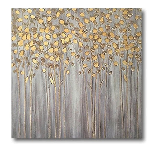 Birch Tree Paintings, Easy Painting Ideas for Bedroom, Acrylic Painting on Canvas, Large Acrylic Canvas Paintings, Huge Painting for Sale-artworkcanvas