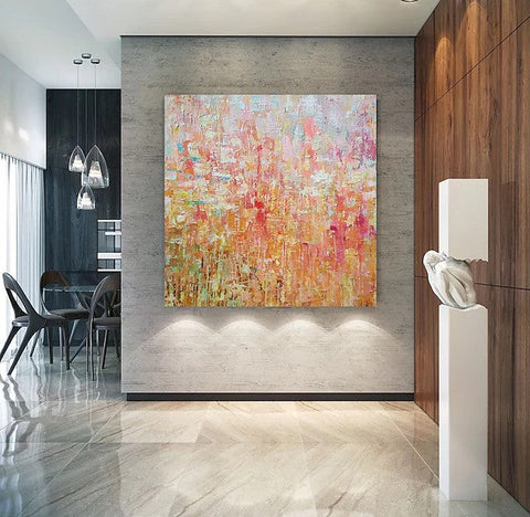 Simple Painting Ideas for Dining Room, Acrylic Painting on Canvas, Simple Modern Paintings for Living Room, Huge Canvas Paintings, Large Painting for Sale-artworkcanvas