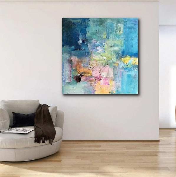 Simple Abstract Art, Simple Modern Wall Art Paintings, Abstract Paintings for Bedroom, Modern Paintings for Living Room, Acrylic Painting on Canvas-artworkcanvas