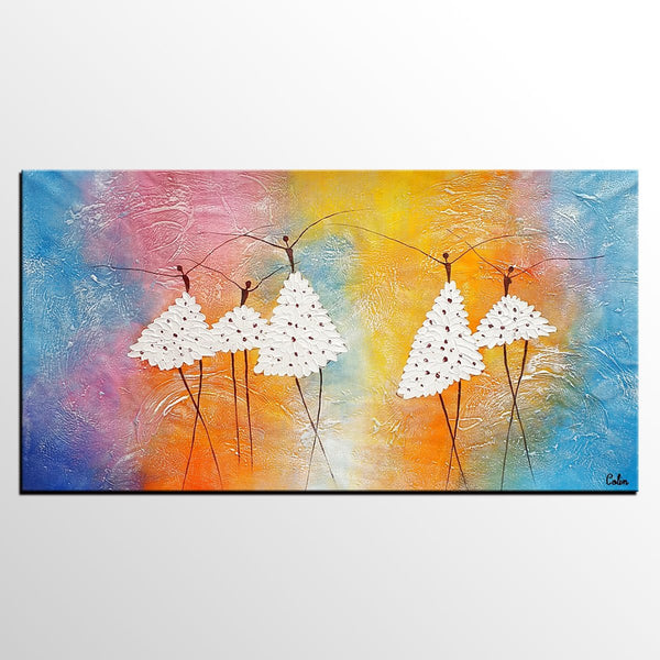 Modern Painting, Abstract Canvas Painting, Acrylic Canvas Painting, Ballet Dancer Painting, Wall Art Painting, Bedroom Canvas Paintings-artworkcanvas