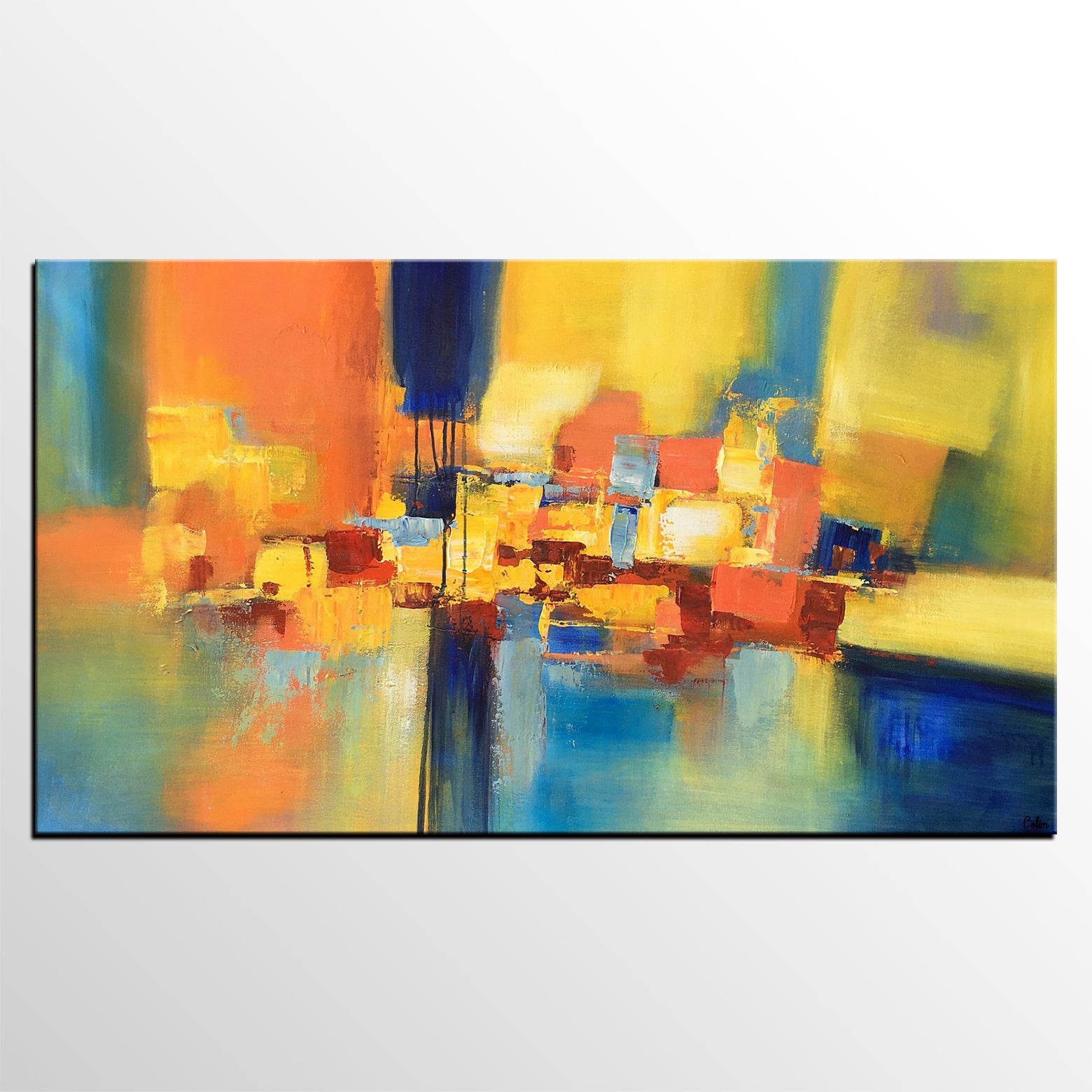 Abstract Acrylic Painting, Canvas Painting, Large Painting, Abstract Painting, Modern Art-artworkcanvas