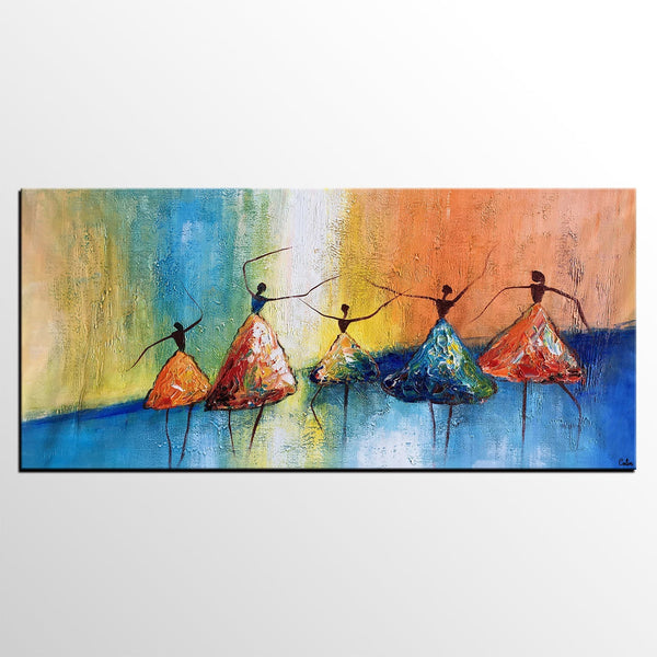 Acrylic Abstract Painting, Ballet Dancer Painting, Abstract Modern Painting, Modern Paintings for Living Room,Custom Art-artworkcanvas