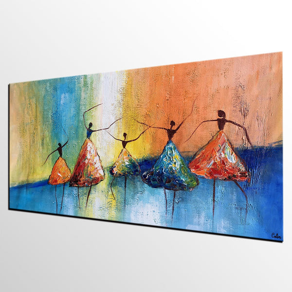 Acrylic Abstract Painting, Ballet Dancer Painting, Abstract Modern Painting, Modern Paintings for Living Room,Custom Art-artworkcanvas