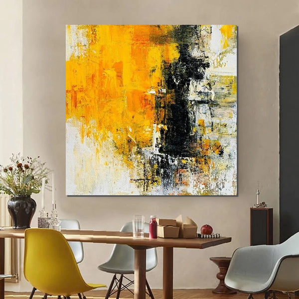 Contemporary Modern Art Paintings, Simple Abstract Painting for Living Room, Hand Painted Art, Bedroom Wall Art Ideas, Modern Paintings for Dining Room-artworkcanvas