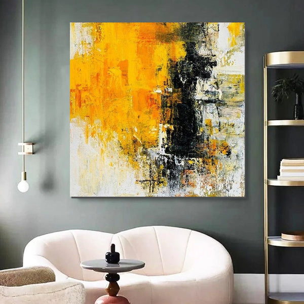 Contemporary Modern Art Paintings, Simple Abstract Painting for Living Room, Hand Painted Art, Bedroom Wall Art Ideas, Modern Paintings for Dining Room-artworkcanvas