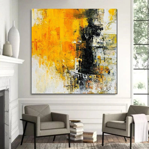 Contemporary Modern Art Paintings, Simple Abstract Painting for Living Room, Hand Painted Art, Bedroom Wall Art Ideas, Modern Paintings for Dining Room-artworkcanvas