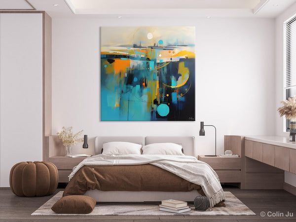 Extra Large Abstract Painting for Living Room, Acrylic Canvas Paintings, Original Modern Wall Art, Oversized Contemporary Acrylic Paintings-artworkcanvas