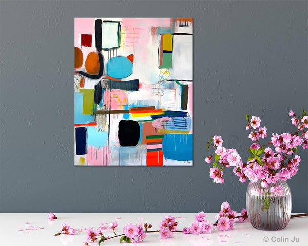 Original Acrylic Wall Art, Oversized Contemporary Acrylic Paintings, Abstract Canvas Paintings, Extra Large Canvas Painting for Living Room-artworkcanvas