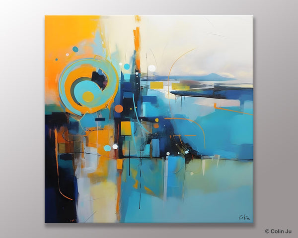 Modern Acrylic Paintings, Large Abstract Painting for Bedroom, Original Modern Wall Art Paintings, Oversized Contemporary Canvas Paintings-artworkcanvas