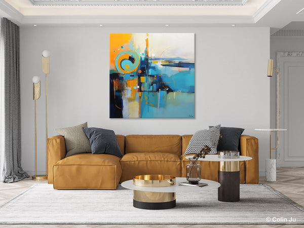 Modern Acrylic Paintings, Large Abstract Painting for Bedroom, Original Modern Wall Art Paintings, Oversized Contemporary Canvas Paintings-artworkcanvas