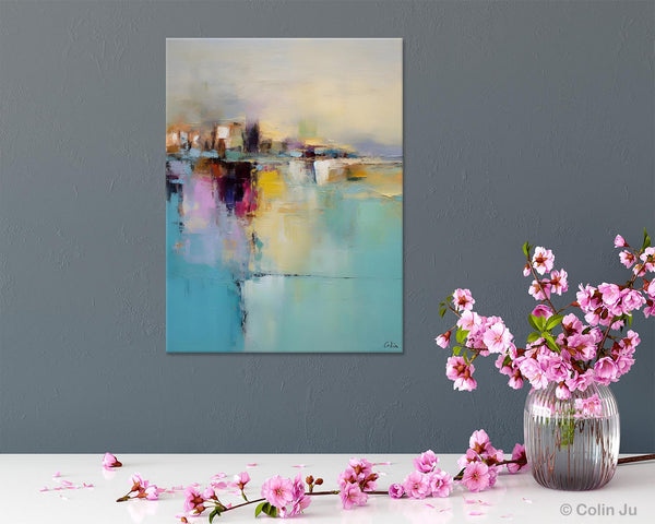Oversized Contemporary Acrylic Paintings, Modern Abstract Paintings, Extra Large Canvas Painting for Living Room, Original Canvas Wall Art-artworkcanvas