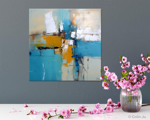 Large Abstract Painting for Bedroom, Original Modern Wall Art Paintings, Oversized Contemporary Canvas Paintings, Modern Acrylic Artwork-artworkcanvas