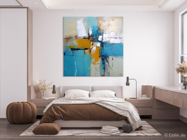 Large Abstract Painting for Bedroom, Original Modern Wall Art Paintings, Oversized Contemporary Canvas Paintings, Modern Acrylic Artwork-artworkcanvas