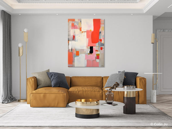 Extra Large Painting on Canvas, Huge Contemporary Acrylic Paintings, Extra Large Canvas Painting for Bedroom, Original Abstract Wall Art-artworkcanvas