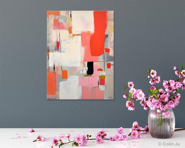 Extra Large Painting on Canvas, Huge Contemporary Acrylic Paintings, Extra Large Canvas Painting for Bedroom, Original Abstract Wall Art-artworkcanvas