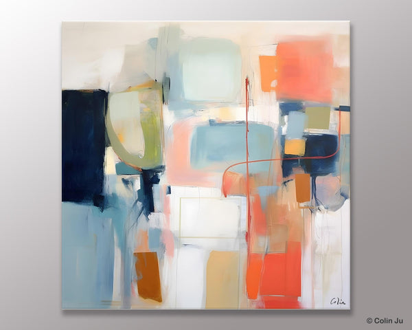 Large Abstract Painting for Bedroom, Original Modern Paintings, Contemporary Canvas Art, Modern Acrylic Artwork, Buy Art Paintings Online-artworkcanvas