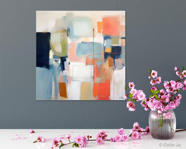 Large Abstract Painting for Bedroom, Original Modern Paintings, Contemporary Canvas Art, Modern Acrylic Artwork, Buy Art Paintings Online-artworkcanvas