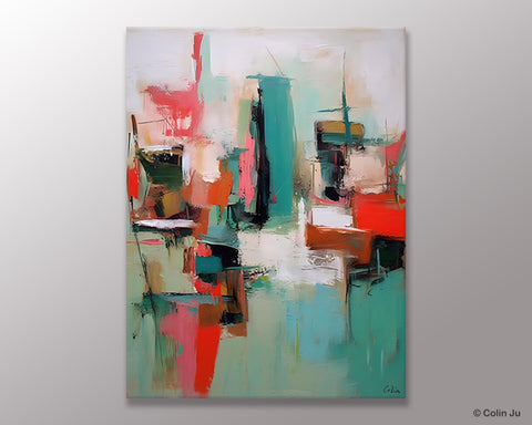 Extra Large Painting for Sale, Huge Contemporary Acrylic Paintings, Extra Large Canvas Paintings, Original Abstract Painting, Impasto Art-artworkcanvas