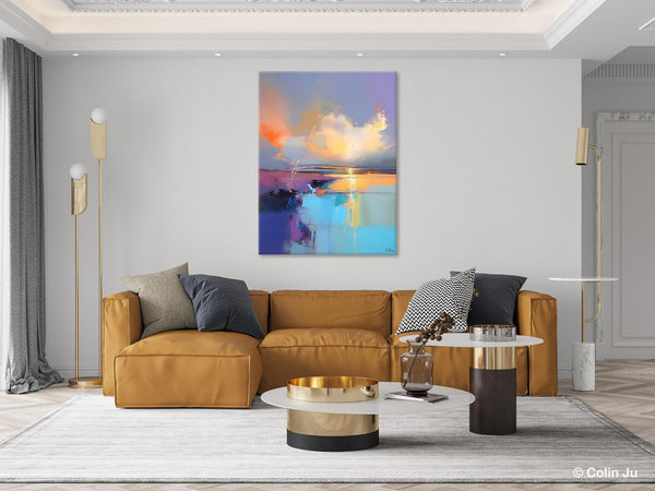 Original Landscape Paintings, Modern Paintings, Large Contemporary Wall Art, Acrylic Painting on Canvas, Extra Large Paintings for Bedroom-artworkcanvas