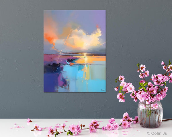 Original Landscape Paintings, Modern Paintings, Large Contemporary Wall Art, Acrylic Painting on Canvas, Extra Large Paintings for Bedroom-artworkcanvas