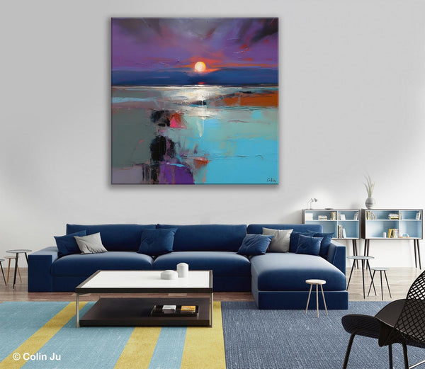 Original Canvas Wall Art Paintings, Modern Canvas Painting for Living Room, Acrylic Painting on Canvas, Landscape Abstract Paintings-artworkcanvas
