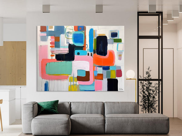 Contemporary Acrylic Paintings, Modern Wall Art Ideas for Living Room, Extra Large Canvas Paintings, Original Abstract Painting, Impasto Art-artworkcanvas