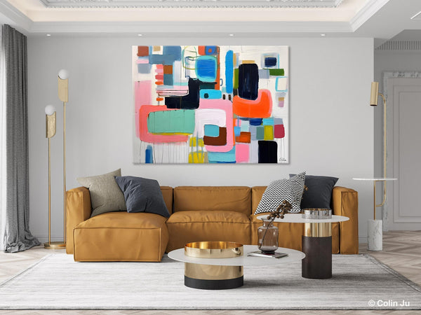 Contemporary Acrylic Paintings, Modern Wall Art Ideas for Living Room, Extra Large Canvas Paintings, Original Abstract Painting, Impasto Art-artworkcanvas