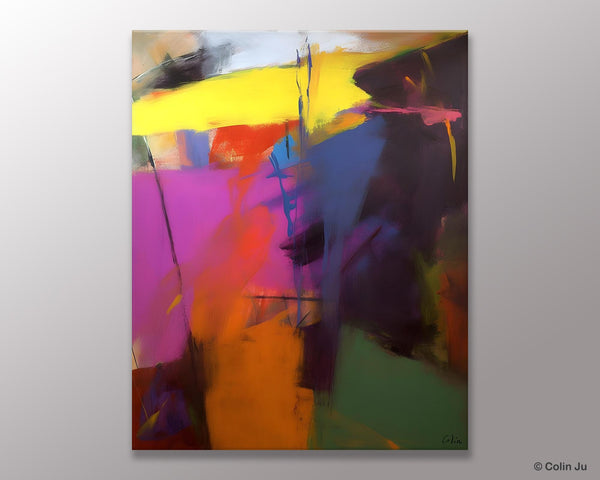 Extra Large Abstract Painting for Dining Room, Large Original Abstract Wall Art, Contemporary Acrylic Paintings, Abstract Painting on Canvas-artworkcanvas