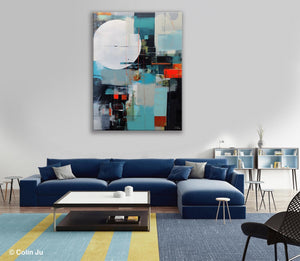 Large Contemporary Wall Art, Hand Painted Canvas Art, Modern Paintings, Extra Large Paintings for Living Room, Original Abstract Painting-artworkcanvas