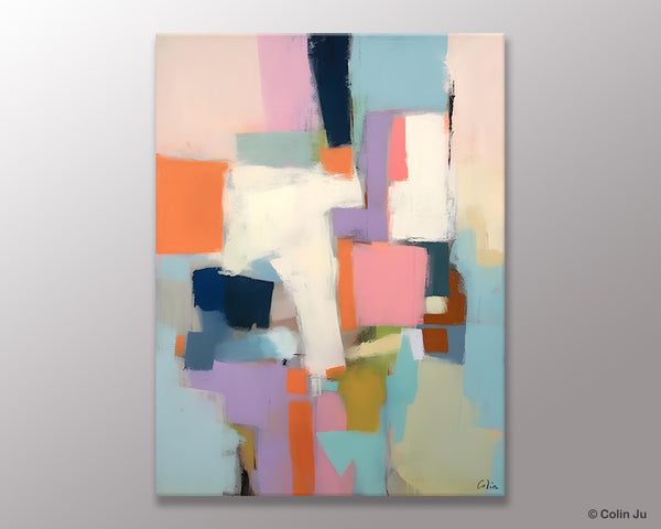 Extra Large Modern Wall Art, Acrylic Painting on Canvas, Contemporary Painting, Canvas Paintings for Dining Room, Original Abstract Painting-artworkcanvas