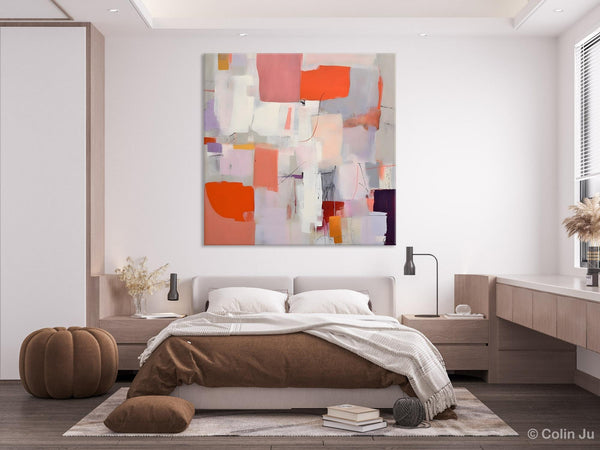 Modern Acrylic Artwork, Original Abstract Wall Art, Contemporary Canvas Art, Hand Painted Canvas Art, Large Abstract Painting for Bedroom-artworkcanvas