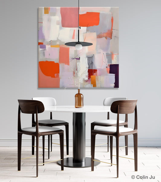 Modern Acrylic Artwork, Original Abstract Wall Art, Contemporary Canvas Art, Hand Painted Canvas Art, Large Abstract Painting for Bedroom-artworkcanvas
