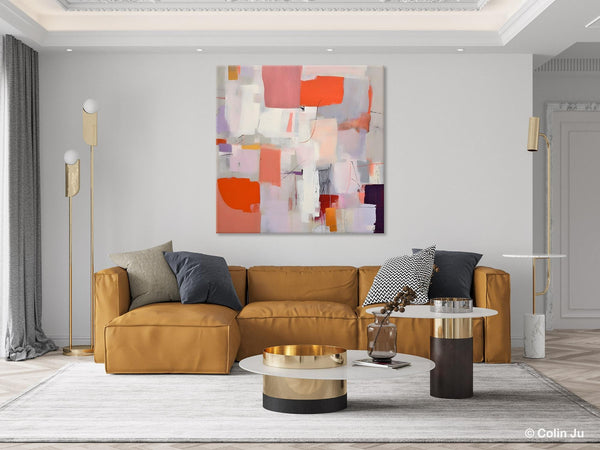 Modern Acrylic Artwork, Original Abstract Wall Art, Contemporary Canvas Art, Hand Painted Canvas Art, Large Abstract Painting for Bedroom-artworkcanvas